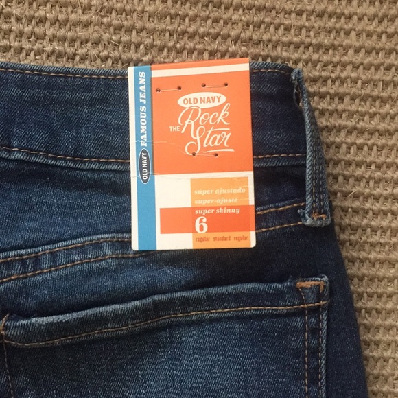 NWT OLD NAVY ROCKSTAR BOHO DISTRESSED JEANS 6 - Picture 6 of 9